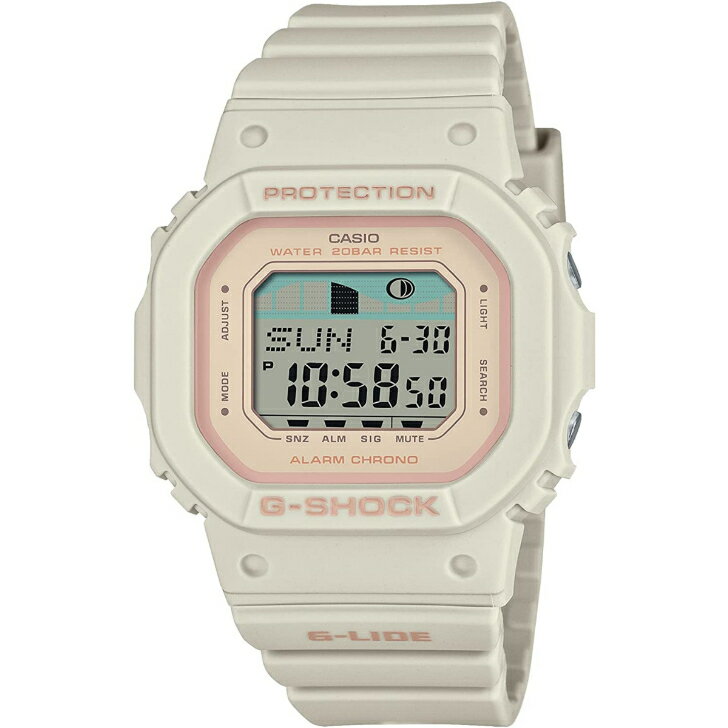 【国内正規品】[カシオ] 腕時計 CASIO G-SHOCK カシオ ジーショック ミッドサイズモデル GLX-S5600-7JF レディース オフホワイト