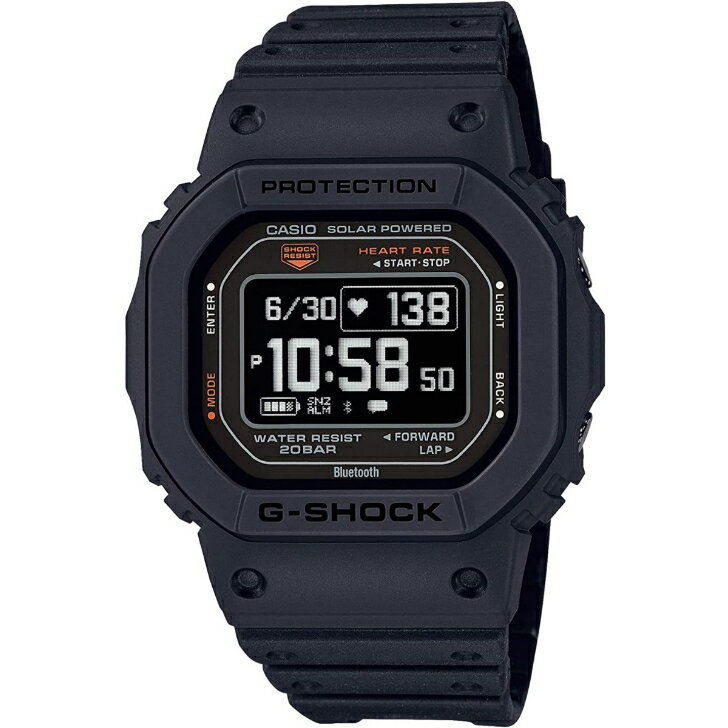 【国内正規品】 カシオ 腕時計 CASIO G-SHOCK カシオ ジーショック G-SQUAD 心拍計 Bluetooth搭載 DW-H5600-1JR メンズ ブラック