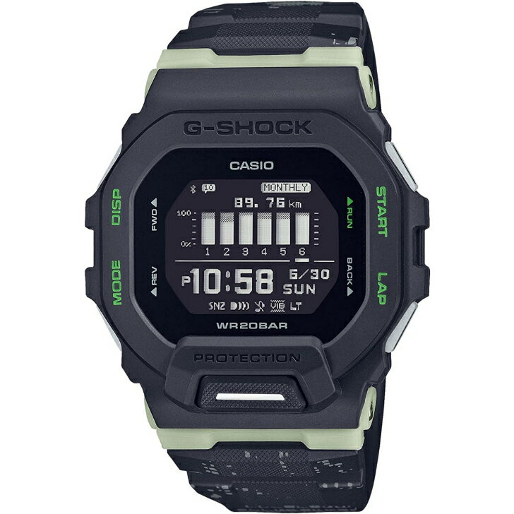 yKiz[JVI] rv CASIO G-SHOCK JVI W[VbN G-SQUAD Bluetooth GBD-200LM-1JF Y ubN