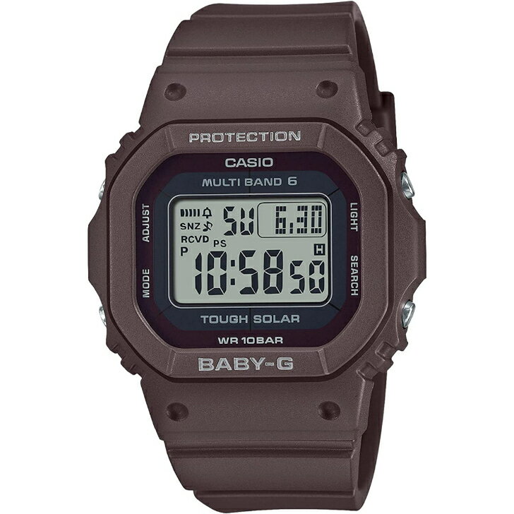 【国内正規品】[カシオ] 腕時計 CASIO Baby-G カシオ ベビージー 電波ソーラー BGD-5650-5JF レディース ブラウン