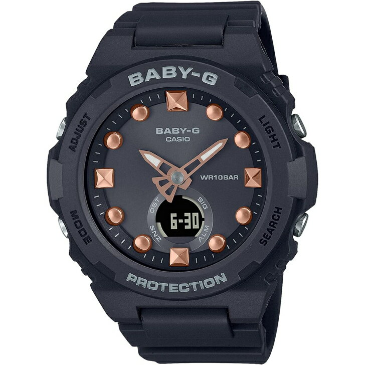 【国内正規品】[カシオ] 腕時計 CASIO Baby-G カシオ ベビージー BGA-320-1AJF レディース ブラック