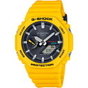  腕時計 CASIO G-SHOCK カシオ ジーショック Bluetooth 搭載 ソーラー GA-B2100C-9AJF メンズ イエロー