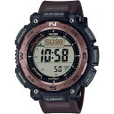 【国内正規品】[カシオ] 腕時計 CASIO PROTREK カシオ プロトレック クライマーライン 電波ソーラー バイオマスプラスチック 採用 PRW-3400Y-5JF メンズ ブラウン