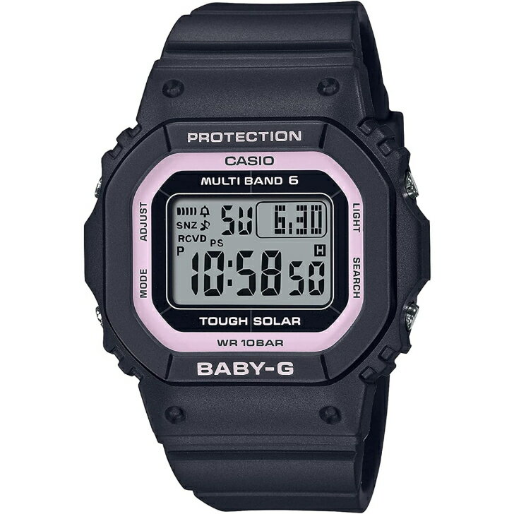 【国内正規品】[カシオ] 腕時計 CASIO Baby-G カシオ ベビージー 電波ソーラー BGD-5650-1BJF レディース ブラック