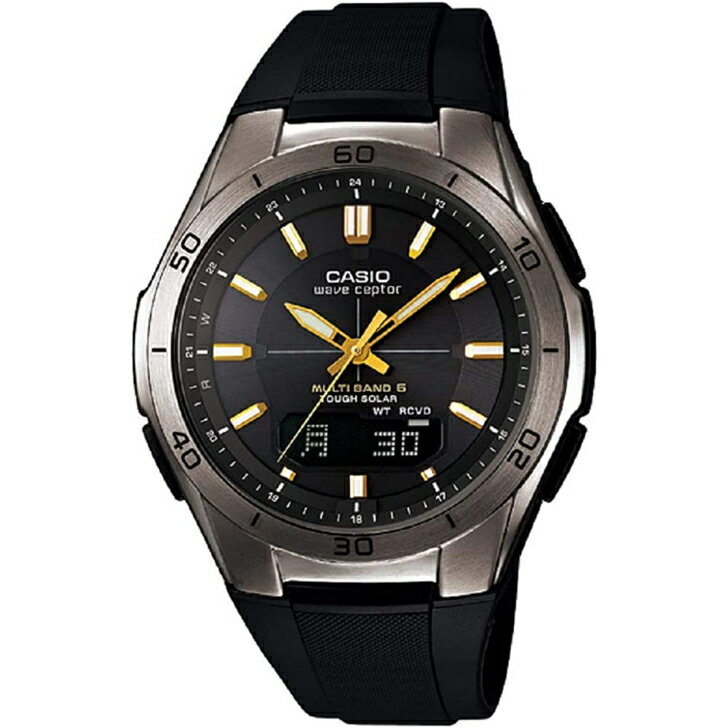 【国内正規品】[カシオ] 腕時計 CASIO WAVE CEPTOR カシオ ウェーブセプター 電波ソーラー WVA-M640B-1A2JF ブラック