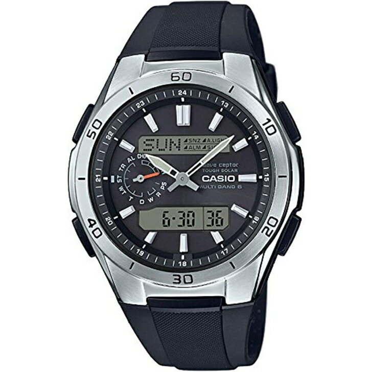 【国内正規品】[カシオ] メンズ 腕時計 CASIO WAVE CEPTOR カシオ ウェーブセプター 電波ソーラー WVA-M650-1AJF ブラック