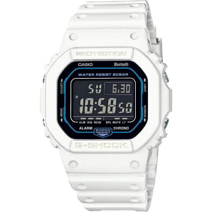 【国内正規品】[カシオ] 腕時計 CASIO G-SHOCK カシオ ジーショック Sci-fi worldシリーズ Bluetooth搭載 DW-B5600SF-7JF メンズ ホワイト
