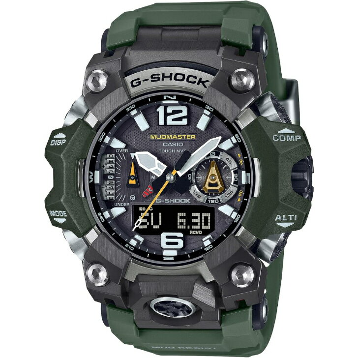 【国内正規品】[カシオ] CASIO G-SHOCK カシオ ジーショック 腕時計 MUDMASTER Bluetooth搭載 電波ソーラーバイオマスプラスチック採用 GWG-B1000-3AJF メンズ カーキー