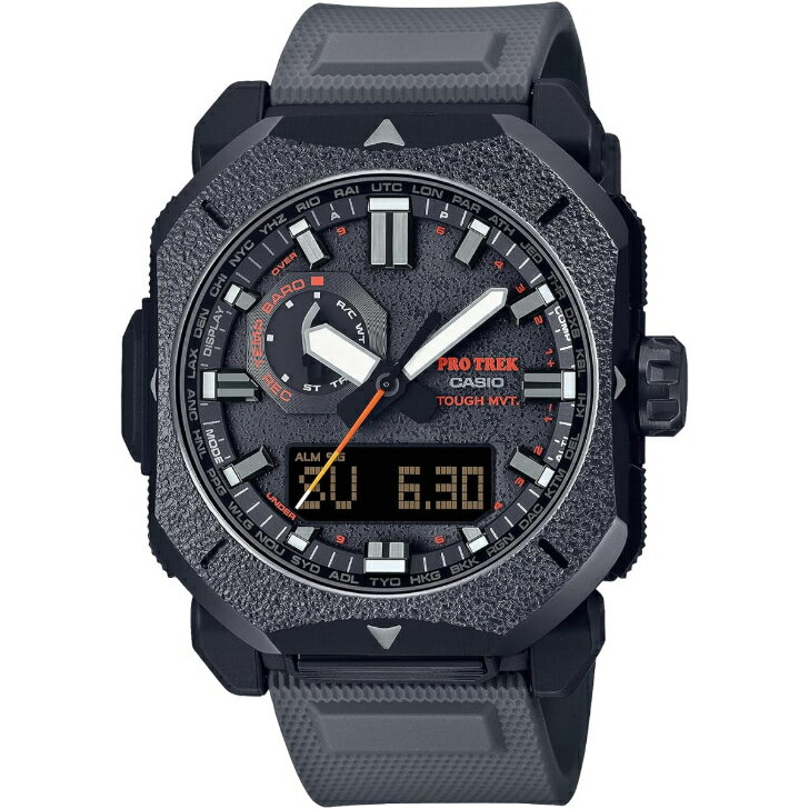 楽天OLD　POWER【国内正規品】[カシオ] CASIO PROTREK 腕時計 プロトレック クライマーライン 電波ソーラー バイオマスプラスチック採用 PRW-6900BF-1JF メンズ グレー