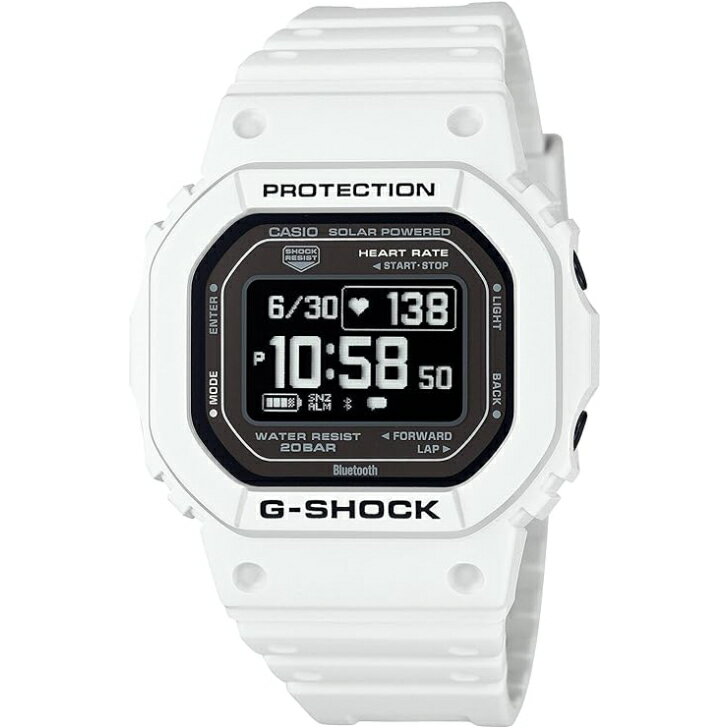 CASIO G-SHOCK カシオジーショック 腕時計 G-Squad 心拍計 Bluetooth搭載 DW-H5600-7JR メンズ ホワイト
