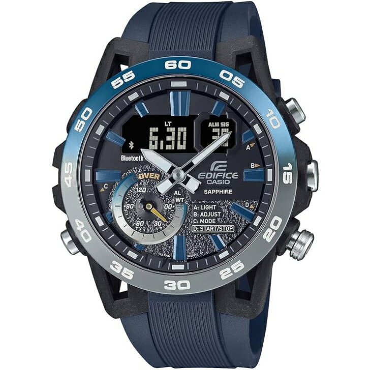 カシオ エディフィス 腕時計（メンズ） 【国内正規品】CASIO EDIFICE カシオ エディフィス 腕時計 Nighttime Drive Series Bluetooth搭載 ECB-40YNP-1AJF メンズ ネイビー