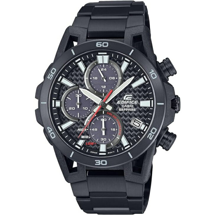 【国内正規品】CASIO EDIFICE カシオ エディフィス SOSPENSIONE ソーラー充電 サファイアガラス EFS-S640YDC-1AJF メンズ ブラック