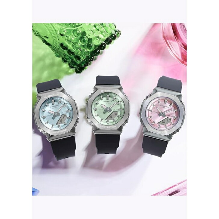 【国内正規品】CASIO G-SHOCK カシオ ジーショック メタルカバード バイオマスプラスチック採用 GM-S2110-3AJF レディース