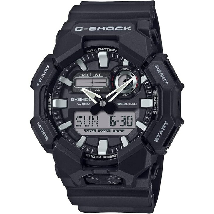【国内正規品】CASIO G-SHOCK カシオ ジーショック ロングライフバッテリー バイオマスプラスチック採用 GA-010-1AJF メンズ ブラック
