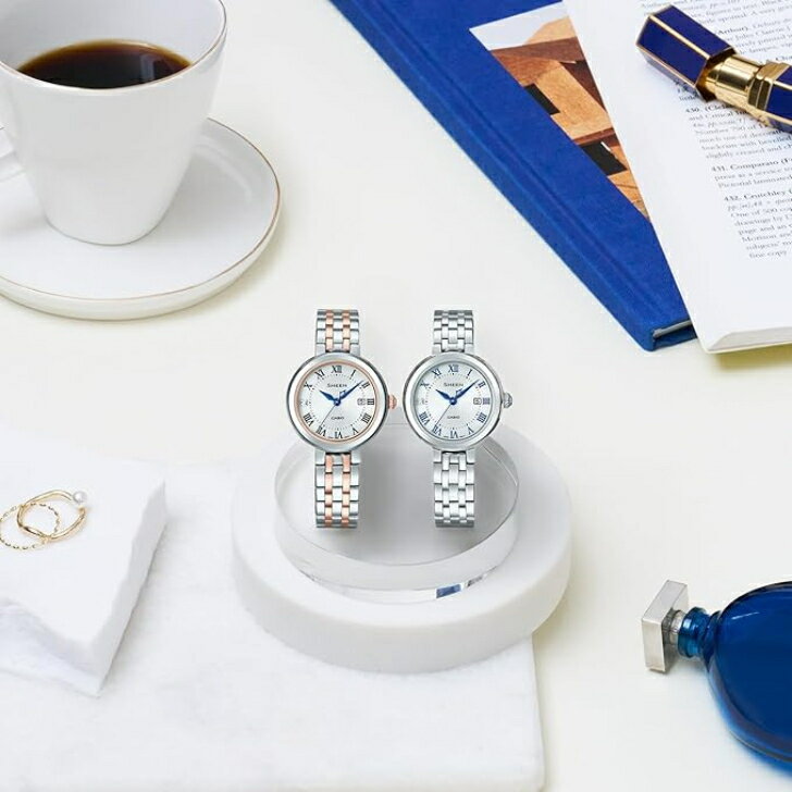 【国内正規品】CASIO SHEEN カシオ シーン ソーラー サファイアガラス SHS-4530SPGJ-7AJF レディース シルバー