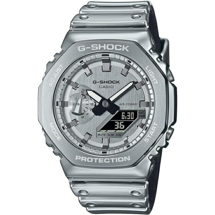 SWATCH - 【国内正規品】CASIO G-SHOCK カシオ ジーショック FINE METALLIC SERIES GM-2100YM-8AJF メンズ シルバー