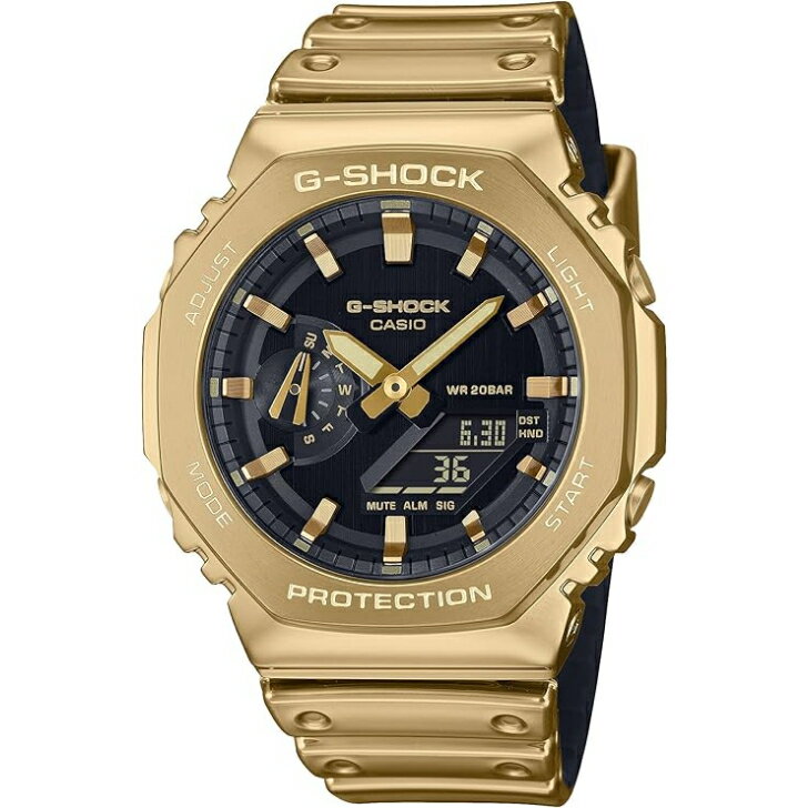 【国内正規品】CASIO G-SHOCK カシオ ジーショック FINE METALLIC SERIES GM-2100YMG-9AJF メンズ ゴールド