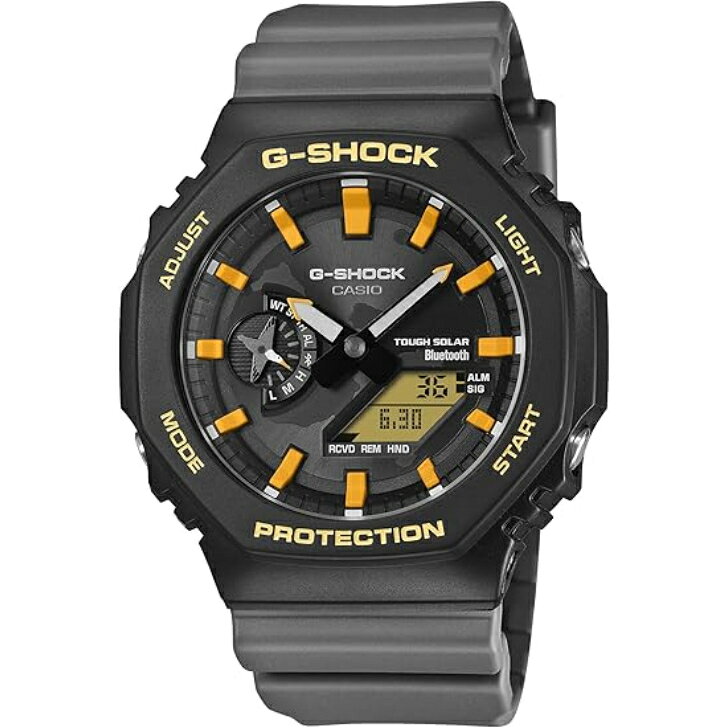 【国内正規品】CASIO G-SHOCKカシオ ジーショック Charles Darwin Foundationコラボレーションモデル Bluetooth搭載 タフソーラー 環境配慮素材採用 GA-B2100DF-1AJR ブラック×グレー