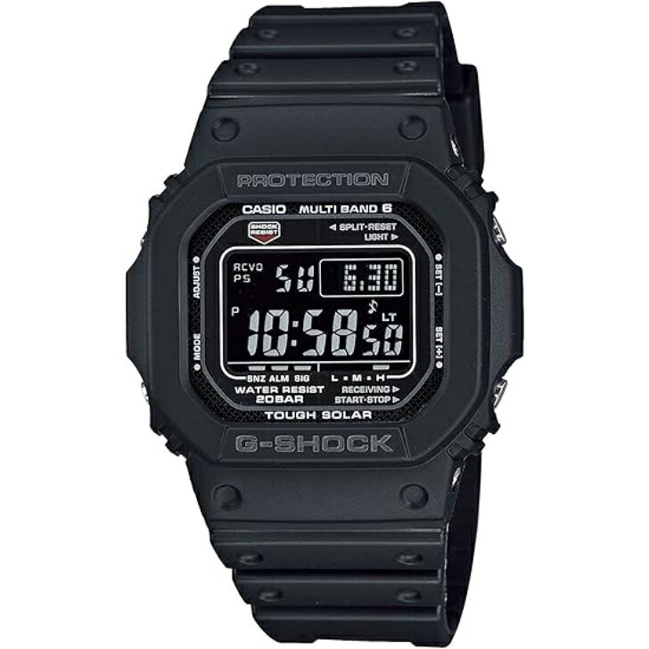 【国内正規品】[カシオ] 腕時計 CASIO G-SHOCK カシオ ジーショック 電波ソーラー スーパーイルミネータータイプ(高輝度なLEDライト) GW-M5610U-1BJF メンズ ブラック(2.0)