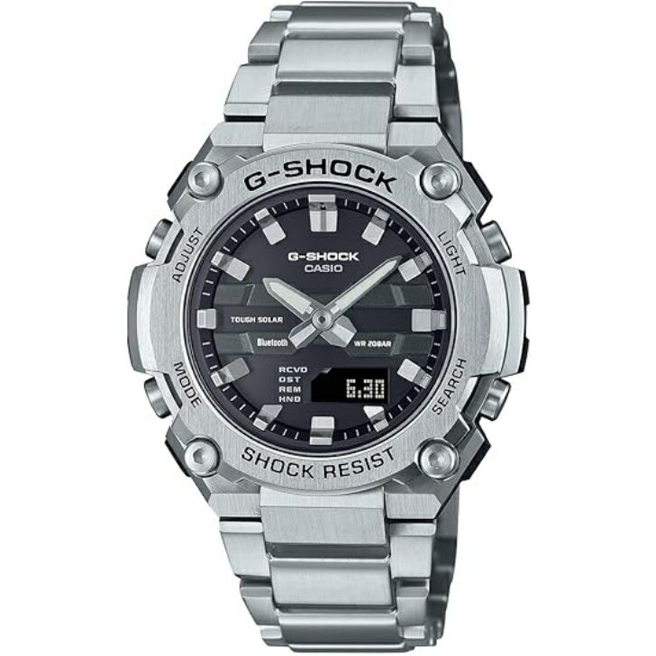 【国内正規品】CASIO G-SHOCK カシオ ジーショック 腕時計 G-Steel Bluetooth搭載 ソーラー GST-B600D-1AJF メンズ シルバー