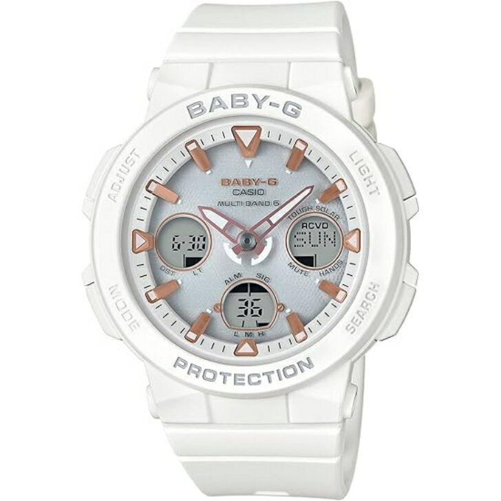 B, F, H, P, V - 【カシオ】カシオ ベビージー CASIO Baby-G BGA-2500-7AJF タフ・ソーラー電波時計 レディース 樹脂バンド