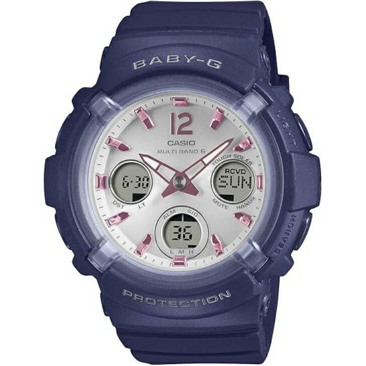 Rakuten - 【国内正規品】CASIO Baby-G カシオ ベイビージー 電波ソーラー BGA-2800-2A2JF レディース ネイビー