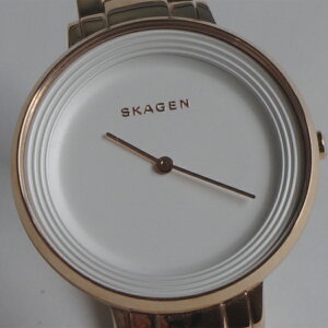 商品画像：オルタイムスで人気のSKAGEN スカーゲン SKW2331 ステンレス ゴールド バンド 腕時計 Women's 女性用 スリムウォッチ