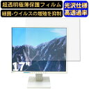 【ポイント2倍】EIZO ディスプレイ FlexScan S1701 17インチ 5:4 対応 フィルム 超透明 パソコンモニター液晶保護フィルム PCモニター デスクトップ 画面保護 指紋防止 気泡防止 抗菌 光沢 PC保護シート