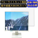 【ポイント2倍】EIZO ディスプレイ FlexScan S1701 17インチ 5:4 対応 ブルーライトカットフィルム パソコン モニター液晶保護フィルム PCモニター デスクトップ 画面保護 反射防止 アンチグレア 指紋防止 気泡防止 抗菌 非光沢 PC保護シート