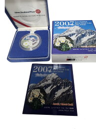 【記念硬貨】2007年ニュージーランド1ドルプルーフ銀貨幣　カラーコイン