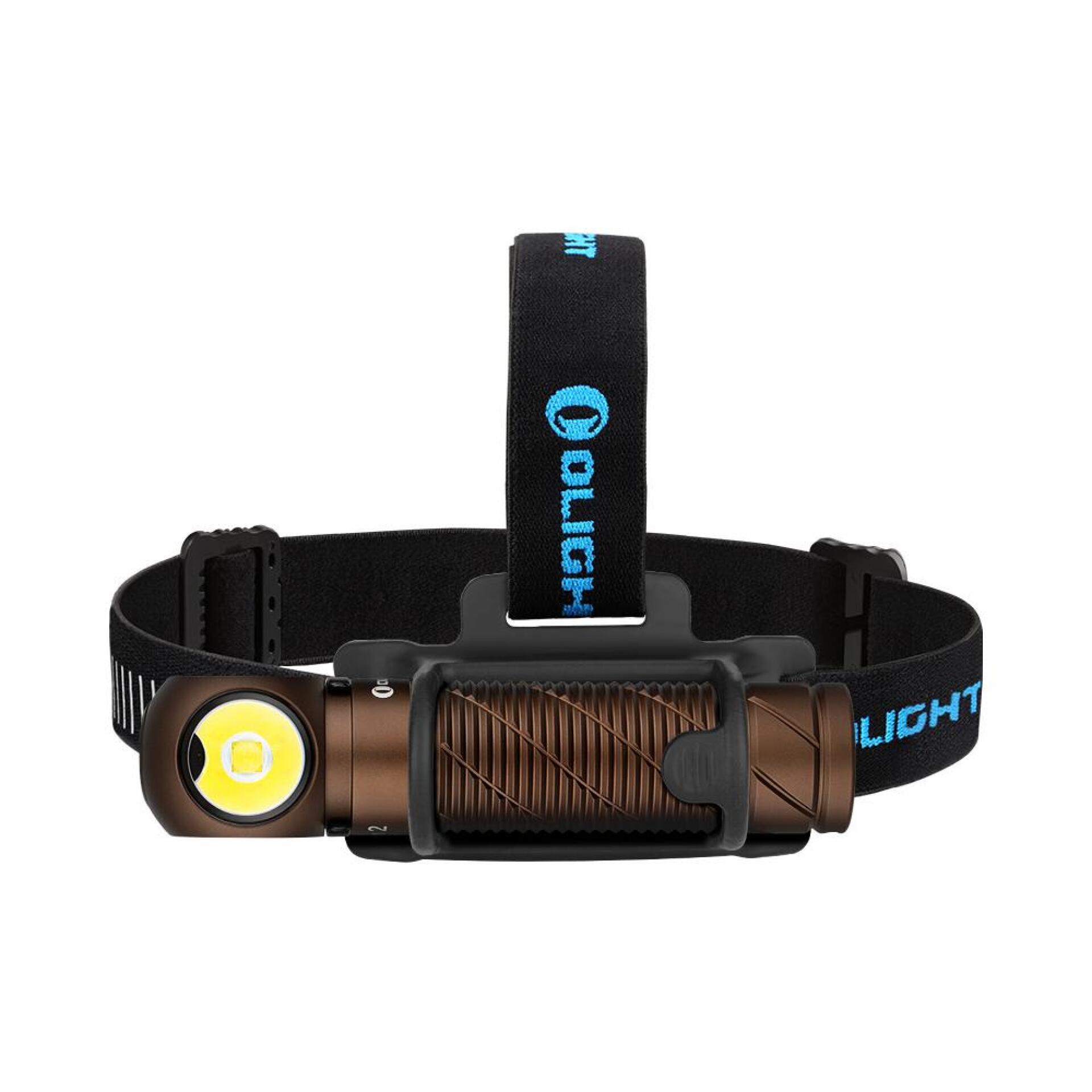 送料無料 OLIGHT(オーライト) Perun 2 LED ヘッドライト USB充電式 懐中電灯 2500ルーメン フラッシュライト 180°調整可能 IPX8防水 軽量 センサー機能 アウトドア 登山 作業用 (砂漠色)