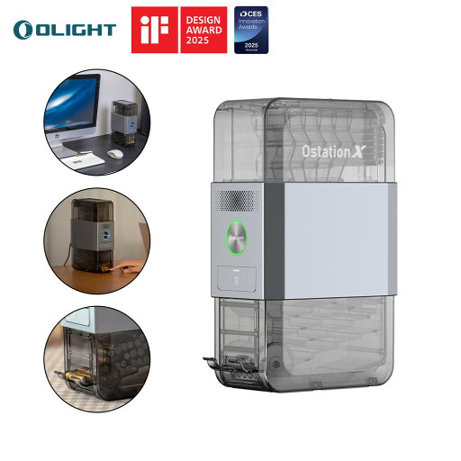 OLIGHT(オーライト) Ostation X AAA 3 in1 単4電池自動充電式充電器 USB対応 家庭用 オフィス用 OLIGHT(オーライト) Ostation X AAA 3 in1 単4電池自動充電式充電器 USB対応 家庭用 オフィス用