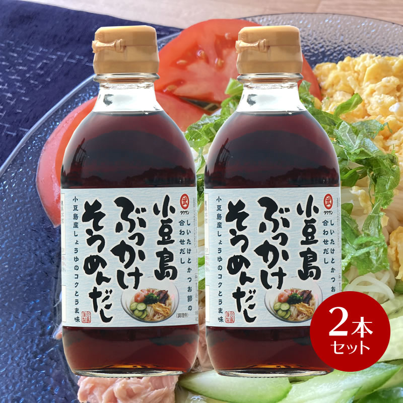 タケサン 小豆島ぶっかけそうめんだし 300ml×2本