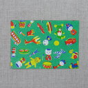 夜長堂 ミニペーパー (こけしとこま)【おしゃれ かわいい 昭和レトロ 文具 文房具 レトロ雑貨 グッズ デザインペーパー 可愛い】