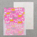 夜長堂 レターセット テリアピンク 【大人 おしゃれ シンプル かわいい 可愛い 昭和レトロ 雑貨 文具 文房具】