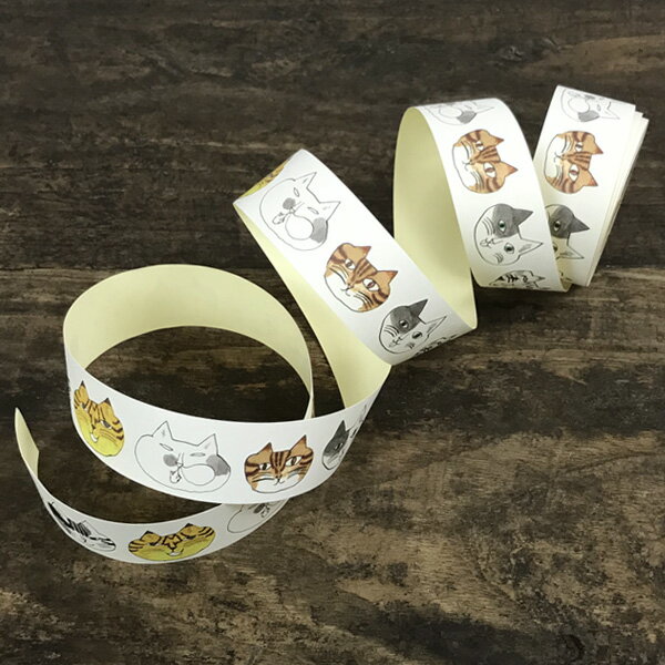 倉敷意匠計画室 トラネコボンボン シールロール 30mm【猫グッズ 犬 柄 雑貨 プレゼ...