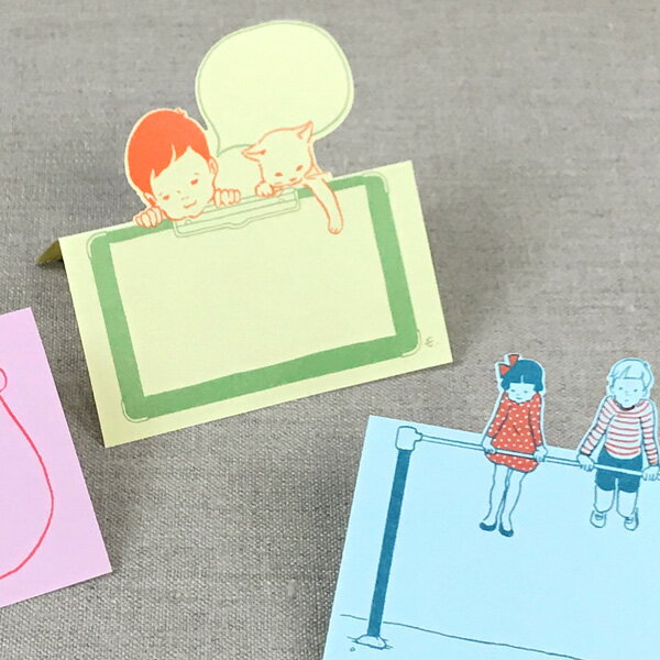 ダイカットカードメモ by ますこえり【猫グッズ 柄 雑貨 プレゼント おしゃれ 日用品 かわいい 猫 グッズ ねこグッズ 猫雑貨 オフィス】【モチーフ】【ギフ...