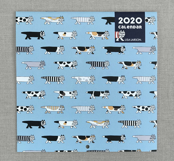 リサラーソン 2020 デザインコレクション 壁掛けカレンダー Lisa Larson【日曜始...