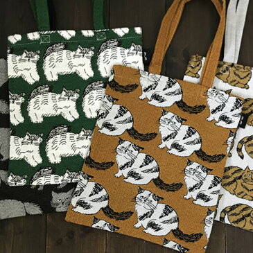 松尾ミユキ キャットバッグ【トートバッグ 猫グッズ 雑貨 プレゼント おしゃれ レディース かわいい 可愛い 大人可愛い 大人かわいい 40代 a4 ねこグッズ 猫雑貨】