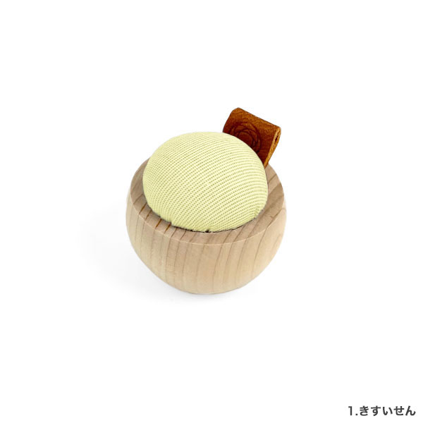 Cohana（コハナ） ヒノキのピンクッション 播州織【手芸 針山 針差し おしゃれ か...