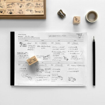 KNOOPWORKS(クノープワークス)〈PEN〉ミニスタンプ【はんこ かわいい 判子 ゴム印】