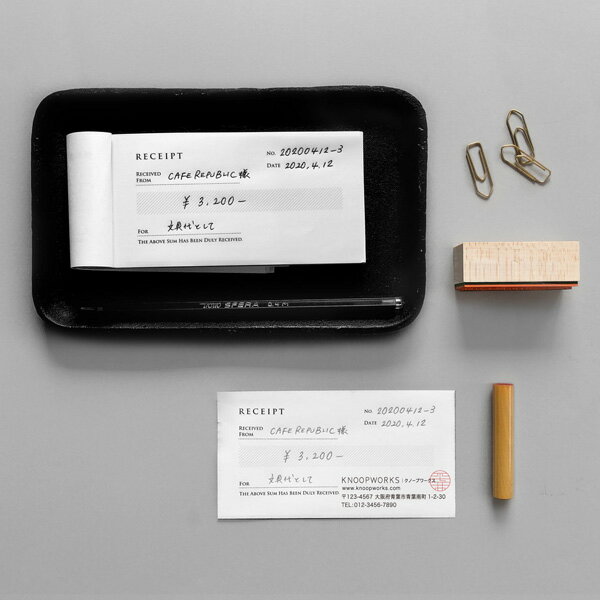 KNOOPWORKS（クノープワークス） RECEIPT（英・複写）ヨコ【英語 領収書 領収証 お...