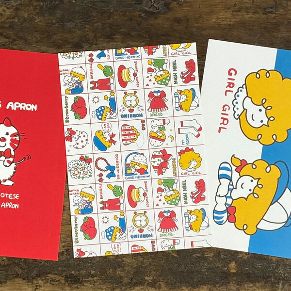 シモジマ ポストカードセット【ストップペイル レトロ雑貨 昭和レトロ 文具 文房具 昭和ファンシー文具 懐かしい文房具 大人 おしゃれ かわいい 可愛い 猫雑貨...