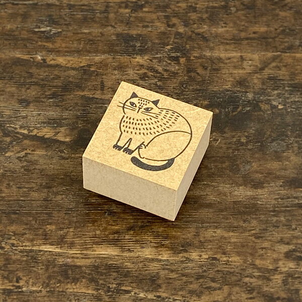 Decole（デコレ） fika スタンプ【猫グッズ 猫雑貨 手帳デコ おしゃれ 雑貨 ねこ ネコ グッズ 動物 かわいい はんこ ハンコ 判子 ゴム印 プレゼント 女性 日用品 可愛い メッセージカード スケジュール帳 猫の小物 猫好き 鳥 花 ハリネズミ はりねずみ】の商品画像 2