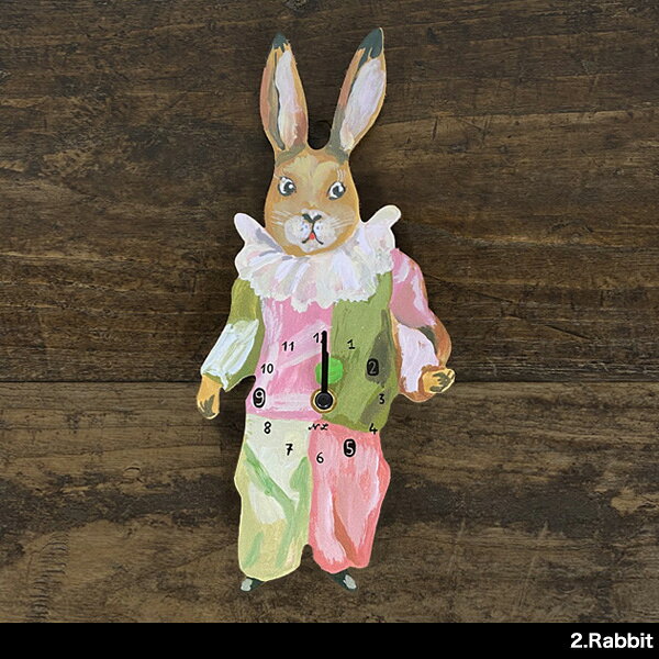 ナタリーレテ Diecut clock(ダイカットクロック)【壁掛け時計 掛時計 猫好き 猫雑...