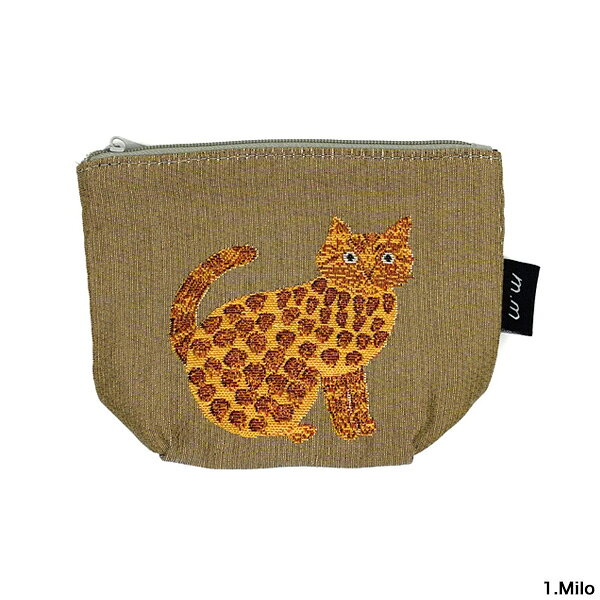 松尾ミユキ ポーチA【小物入れ 猫グッズ 猫雑貨 ネコ雑貨 プレゼント 女性 鳥 リス...