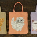 松尾ミユキ ミニバッグ【メール便選択で送料無料】【猫グッズ 猫雑貨 ネコ雑貨 トートバッグ 鳥 リス りす グッズ 柄 雑貨 プレゼント 女性 おしゃれ 松尾み...