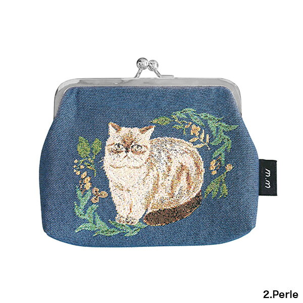 松尾ミユキ ミニパース B【猫グッズ 猫雑貨 ネコ雑貨 プレゼント 女性 グッズ 柄 雑貨 おしゃれ ねこグッズ かわいい 可愛い がま口財布 がま口 財布 ポーチ 小銭入れ キジトラ ギフト 猫の小物 猫好き 松尾みゆき】の商品画像 3