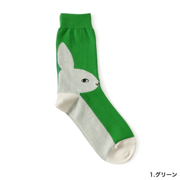 【対象商品2点以上でメール便送料無料】フレンチブル うさぎソックス French Bull ...