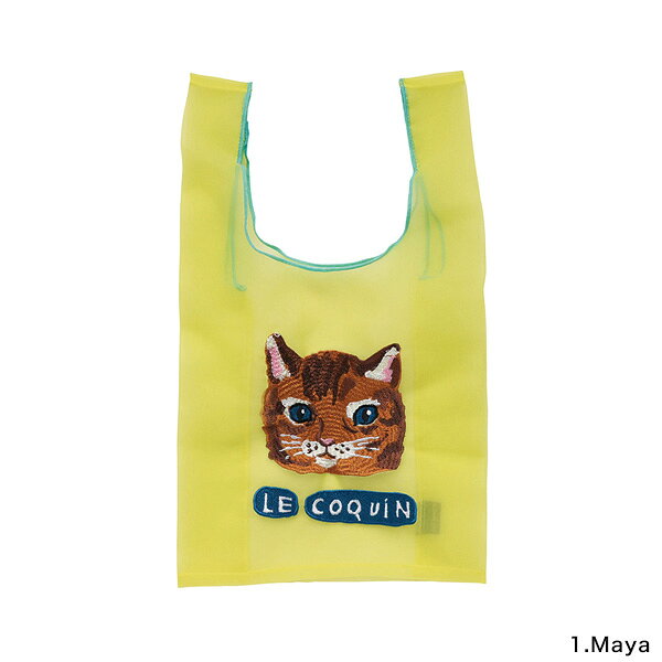 ナタリーレテ オーガンジーバッグ S【猫グッズ 猫雑貨 ネコ雑貨 プレゼント 女性 猫の小物 猫好き グッズ 雑貨 ねこ ネコ おしゃれ かわいい エコバッグ 40代 可愛い モチーフ キジトラ 茶トラ 黒猫 ギフト 公式】の商品画像 2